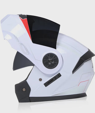 BLD Modulaire Flip-Up Motorhelm met Dubbele Lens - Veiligheid & Comfort voor Motocross
