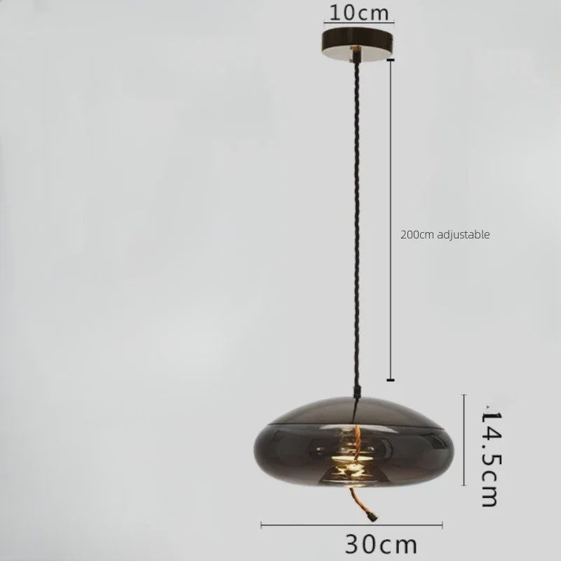 Moderne Glazen LED Hanglamp - Stijlvolle Verlichting voor Woonkamer, Keuken & Bar