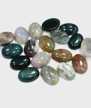 10x Kristal Cabochons Ovaal 13x18mm - Natuurlijke Helende Stenen voor Sieraden Maken
