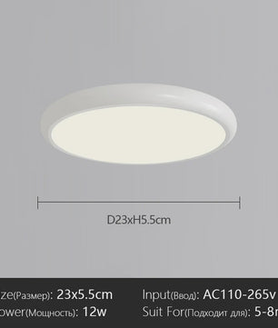 Moderne Scandinavische LED Plafondlamp - Stijlvol en Veelzijdig