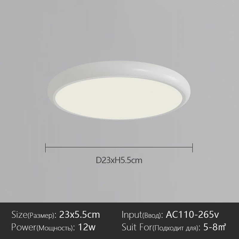 Moderne Scandinavische LED Plafondlamp - Stijlvol en Veelzijdig