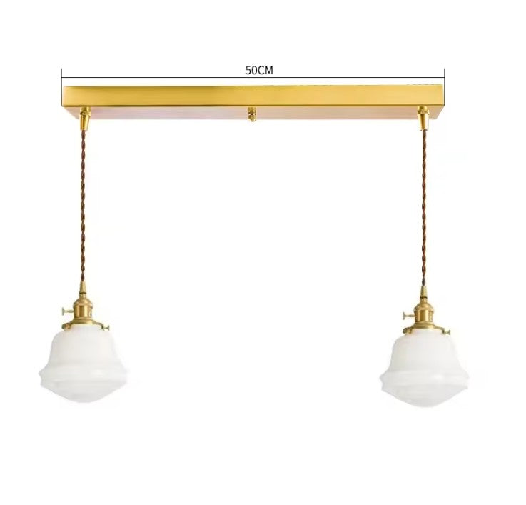 Japanse Glazen Hanglamp – Minimalistisch Nordic Design – LED E27 – Verstelbaar Snoer 200 cm – Sfeervolle Interieurverlichting
