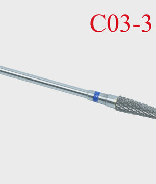 Professionele Wolframcarbide Nagelboor Bit Set - Voor Manicure & Tandheelkunde