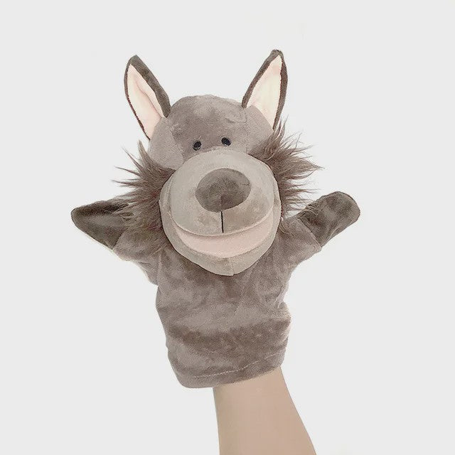 Zachte Pluche Handpoppen - Educatief Speelgoed voor Baby's en Kinderen (Diverse Dieren)