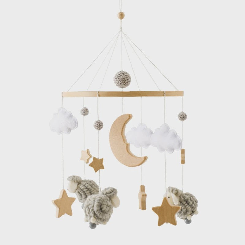 Houten Baby Bedmobiel Armatuur - Veilige & Stijlvolle Ophanging voor Speelgoed