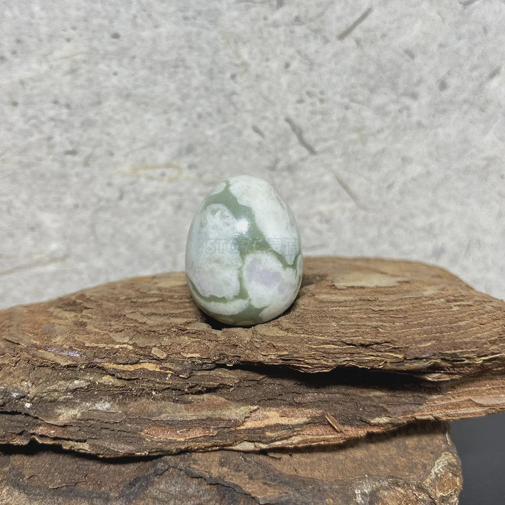 Natuurstenen Ei - Kleine Gepolijste Steen voor Meditatie, Stressverlichting & Decoratie