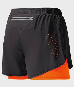 Heren Sportshorts Dubbellaags - Sneldrogend & Comfortabel voor Fitness en Hardlopen