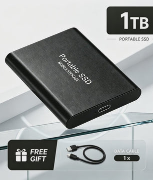 Snelle Externe SSD 1TB/2TB USB 3.1 - Compacte Mobiele Opslag voor PC & Mac