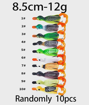 Realistische Eenden Vissen Lokaas - 8.5cm, 12g - Perfect voor Baars, Karper & Snoek