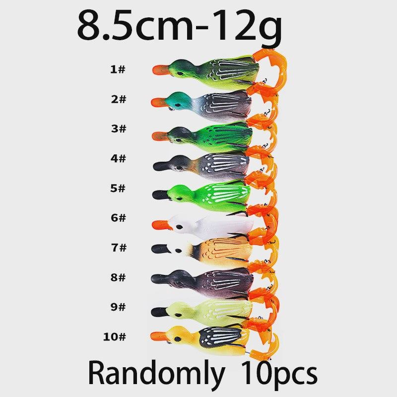 Realistische Eenden Vissen Lokaas - 8.5cm, 12g - Perfect voor Baars, Karper & Snoek