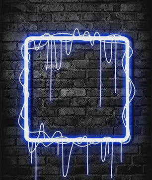 Gaming Neon Canvas Poster: Eat Sleep Game Repeat - Decoratie voor Gamer Kamer