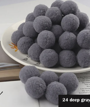Mix van Zachte Pompoms (8-30mm) voor Knutselen, Decoratie & Speelgoed