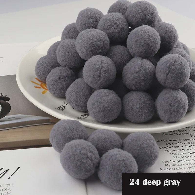 Mix van Zachte Pompoms (8-30mm) voor Knutselen, Decoratie & Speelgoed
