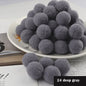 Mix van Zachte Pompoms (8-30mm) voor Knutselen, Decoratie & Speelgoed