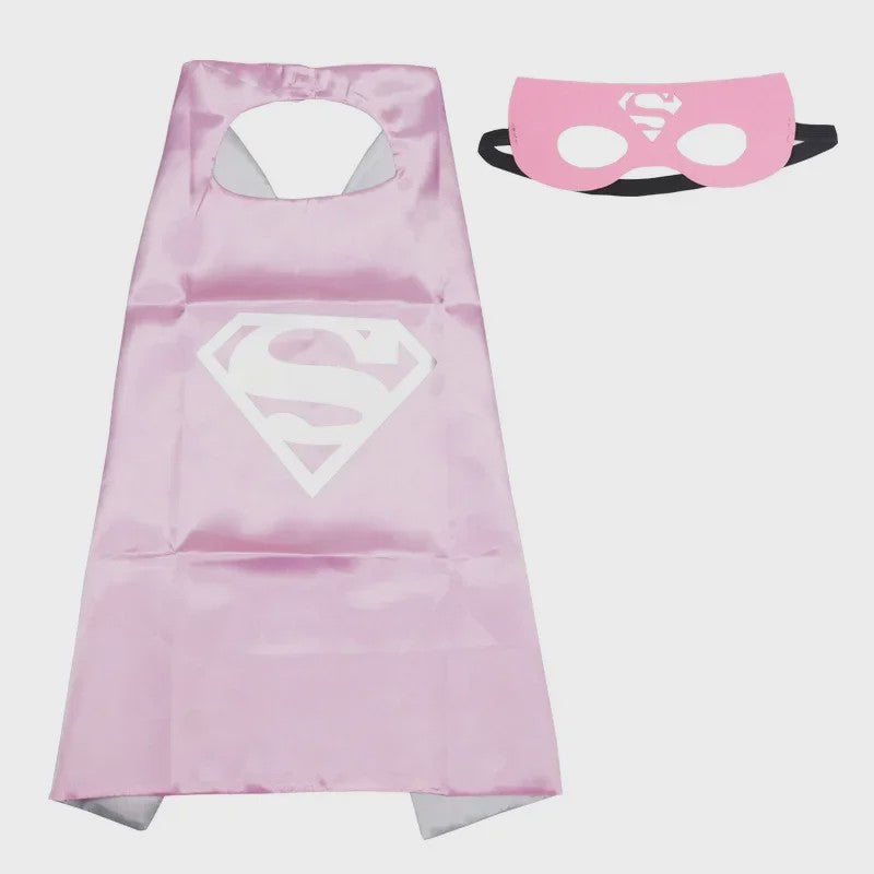 Superheld Cape en Masker Set - Kinderen Cosplay Verkleedkostuum