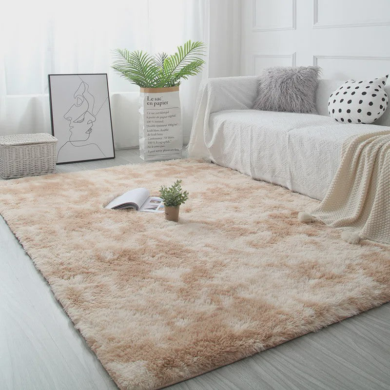 Luxe Witte Pluizige Vloerkleed - Zacht & Antislip voor Woonkamer & Slaapkamer