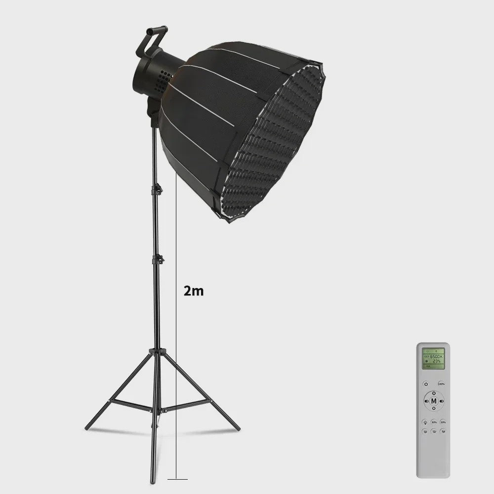 135W Bowens LED Studio Lamp met 90cm Honeycomb Softbox & Statief
