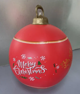 Opblaasbare Kerstbal 60cm - Grote Decoratie voor Buiten & Kerstboom