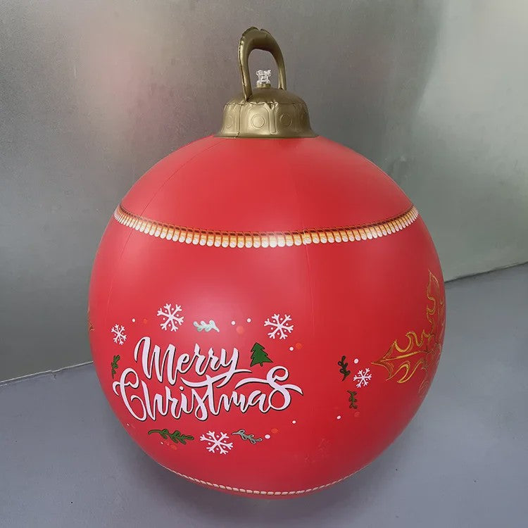 Opblaasbare Kerstbal 60cm - Grote Decoratie voor Buiten & Kerstboom