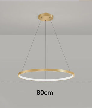 Moderne Minimalistische LED Ring Plafondlamp - Stijlvolle Hanglamp voor Woonkamer & Eetkamer