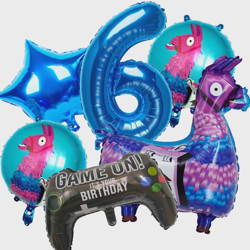 Feestdecoratie Fortnite & Llama Thema - Verjaardag, Babyborrel & Kinderfeest