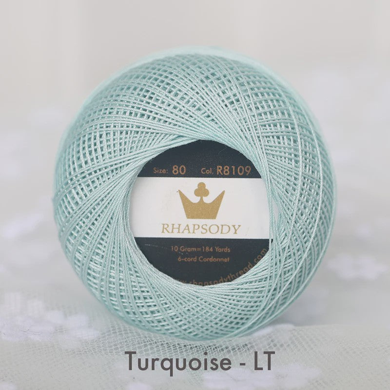 Rhapsody Garen Maat 80 - 100% Egyptisch Katoen voor Haken, Breien & Macramé - 31 Kleuren