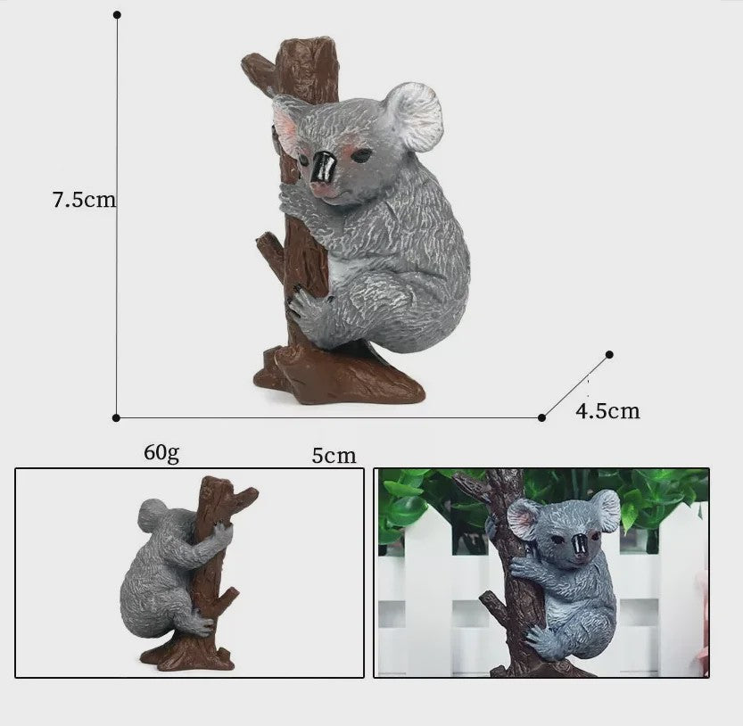 Realistische PVC Dierenfiguren Set: Wilde Dieren Collectie