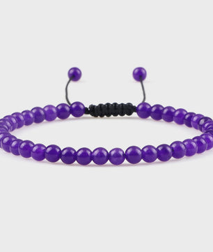Natuurlijke 4mm Kralen Armbanden - Agate & Onyx - Yoga, Gebed & Stijlvol