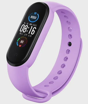 Siliconen Polsband voor Xiaomi Mi Band 7, 6, 5, 4, 3 - Vervangend Bandje Smartwatch Accessoire