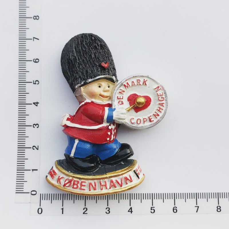 3D Koelkastmagneten Denemarken - Souvenir & Decoratie
