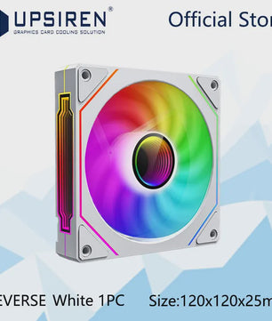 UPSIREN UF-1 PRISM 4 PRO 12cm ARGB PWM PC Ventilator - Stille Koeling met Grote Luchtstroom