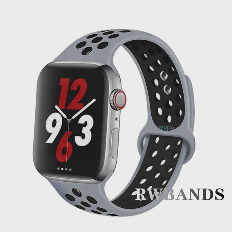 Ademende Sportband voor Apple Watch (38-49mm) - Comfortabele Vervangingsband