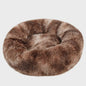 Warm & Zacht Rond Hondenkussen/Kattenmand - Pluche, Wasbaar & Comfortabel