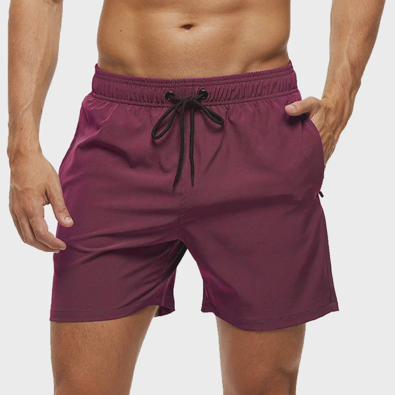 Heren Zwembroek Zomer Sportief Ademend met Elastische Tailleband, Mesh Voering en Zakken