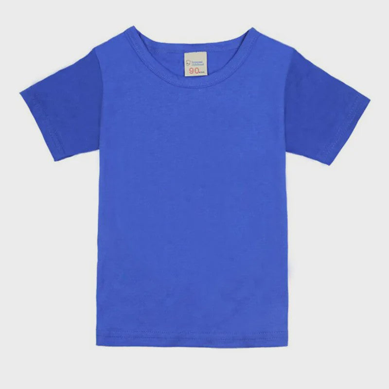 Zomer T-shirt Kinderen Katoen Korte Mouw - Jongens & Meisjes (2-16 Jaar)