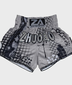 Muay Thai Bokshort Satin met Mesh Panel - Unisex & Kinderen