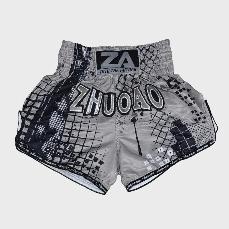 Muay Thai Bokshort Satin met Mesh Panel - Unisex & Kinderen