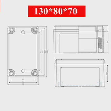 130x80x70mm