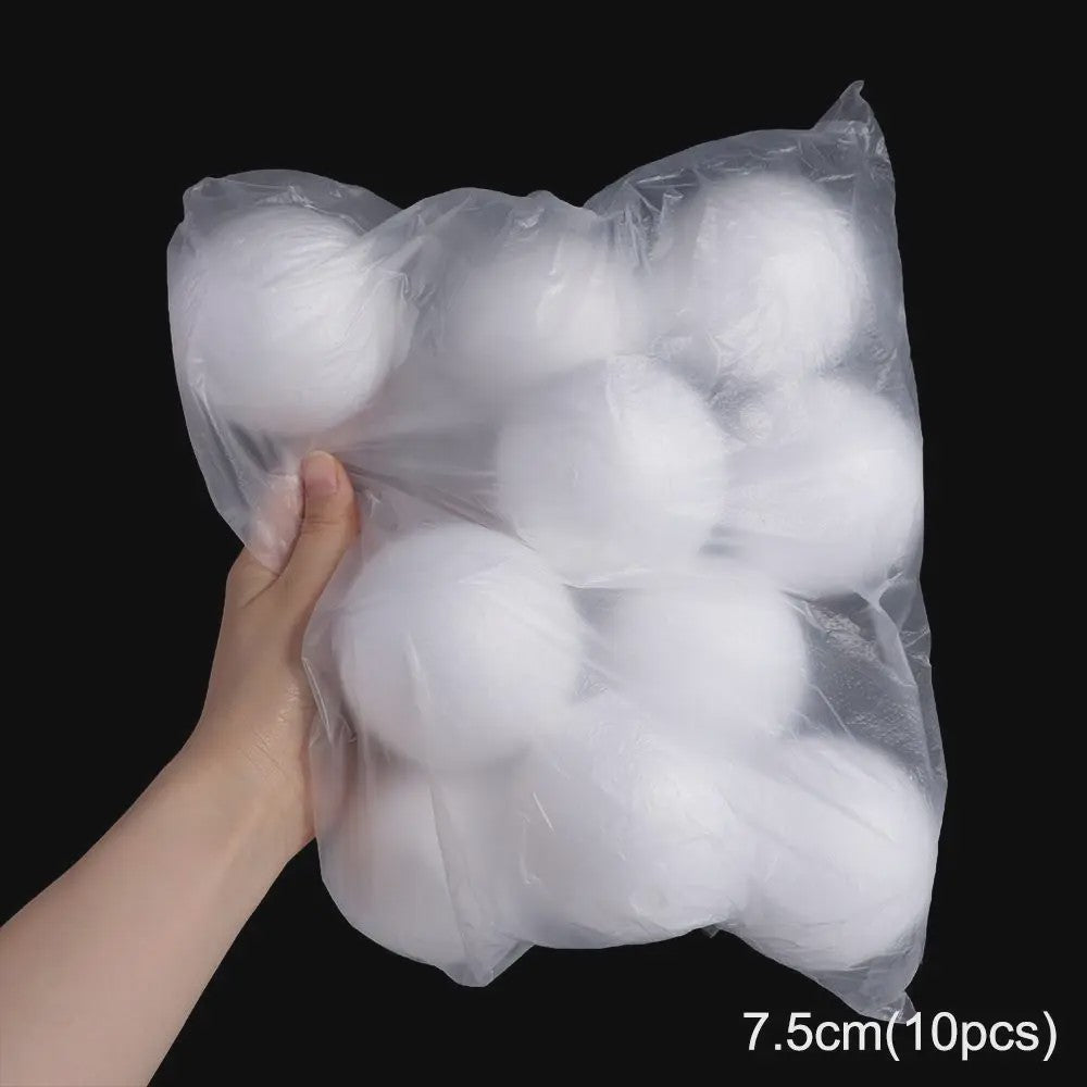 Mini Polystyreen Ballen Wit - Decoratie & Kerstversiering
