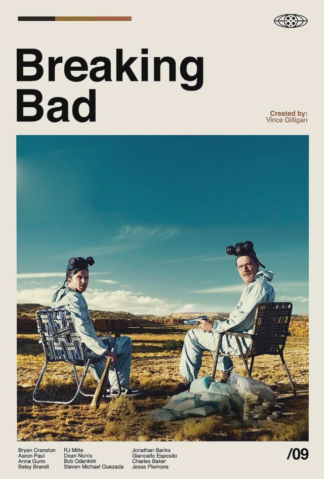 Iconische Film & TV Canvas Posters: Friends, Back to the Future, Pulp Fiction, The Godfather