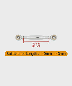 Universele Motor Schakelstang Linkage - 50mm tot 370mm - Verstelbaar