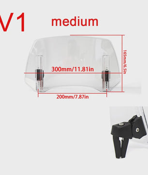 Universele Motor Windscherm Verlengstuk - Verstelbaar Spoiler Deflector