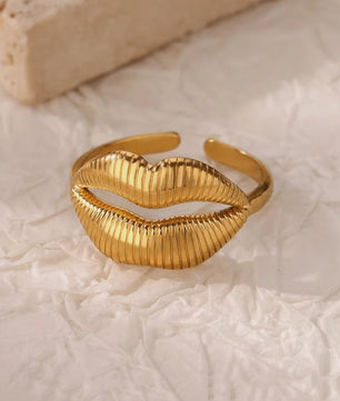 Luxe Gouden Ringen Set: Zirkonia & Boze Oog Design - Verstelbaar & Trendy