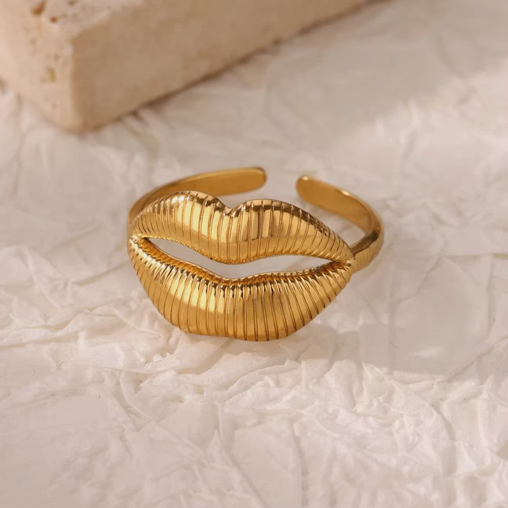 Luxe Gouden Ringen Set: Zirkonia & Boze Oog Design - Verstelbaar & Trendy