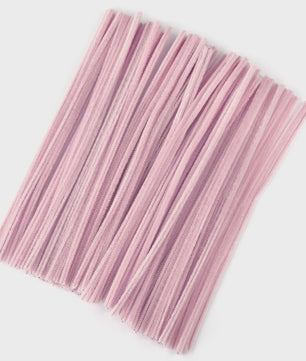 100 Stuks Chenille Stelen - Flexibele Knutseldraad voor Creatieve DIY Projecten
