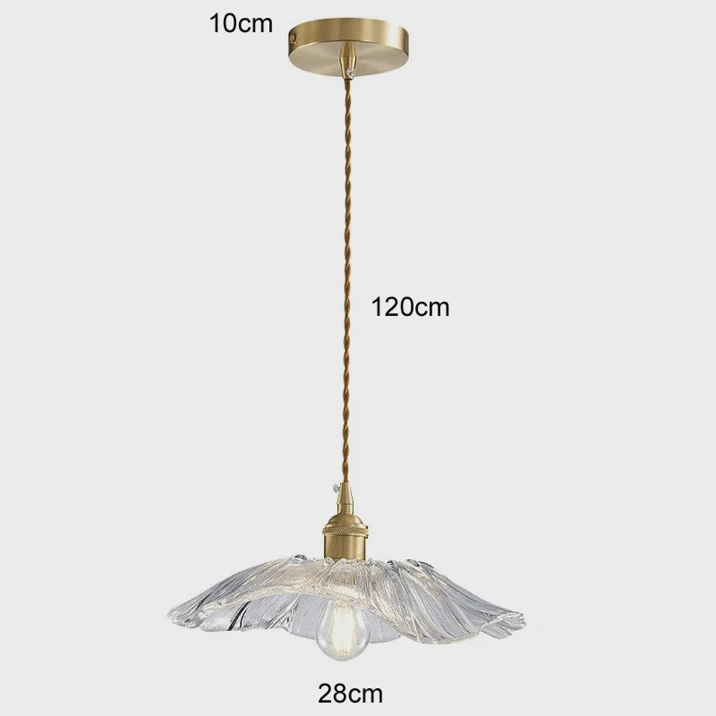 Moderne Glazen Hanglamp - Sfeervolle Verlichting voor Keuken, Eetkamer & Slaapkamer