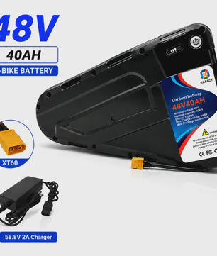 52V 20Ah-40Ah Lithium E-bike Batterij voor Elektrische Fietsen (500W-3000W Motor)