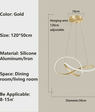 Moderne LED Hanglamp - Stijlvolle Verlichting voor Woonkamer, Eetkamer & Slaapkamer
