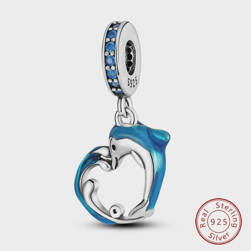 925 Sterling Zilver Charms: Walvishaai, Zeepaardje & Dolfijn - Luminous DIY Sieraden & Cadeaus