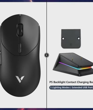 Rapoo VT2 Wireless Gaming Muis - 8K Polling Rate, 26000 DPI, Ultralicht (53g) & Lange Batterijduur